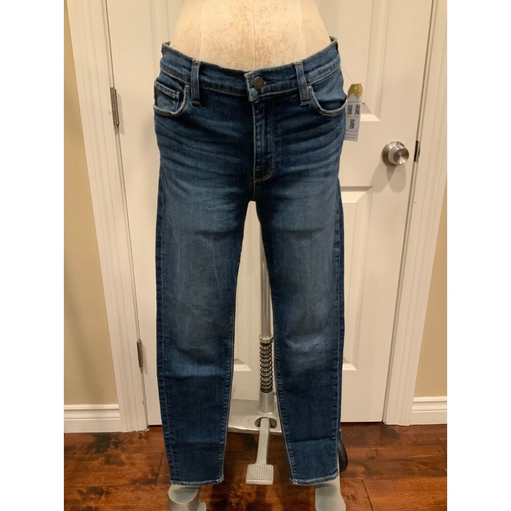 Hudson Medium Wash "Nico Super Skinny” Blue Jeans, Size 28